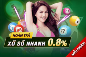 hoàn trả xổ số 0.8%