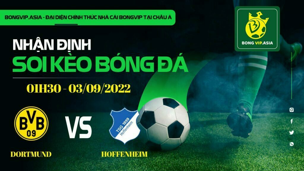 Soi kèo Bongvip Borussia Dortmund vs Hoffenheim