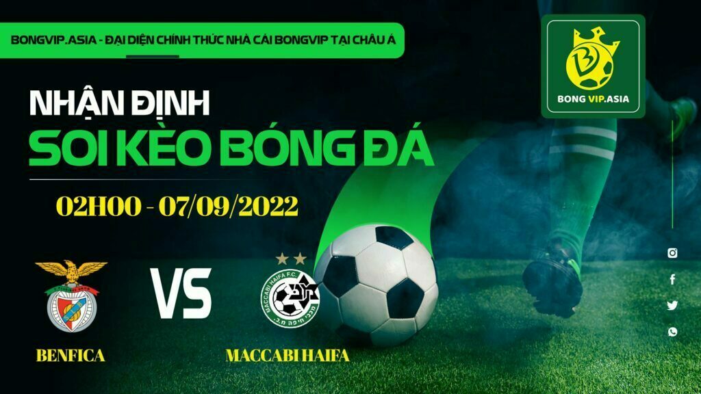 Soi kèo Bongvip Benfica vs Maccabi Haifa