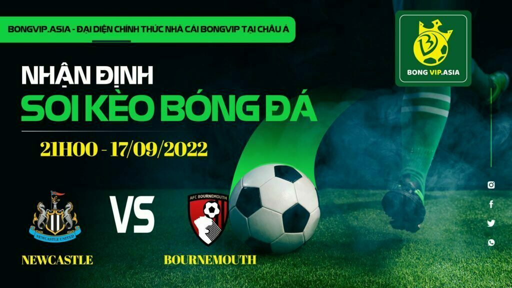 Soi kèo Bongvip Newcastle vs Bournemouth